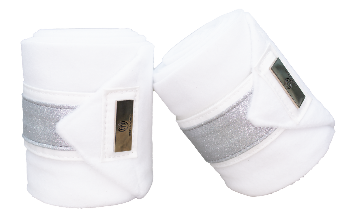 Horse Guard Fleecebandagen für Pferde 4er Set - Weiß Gamaschenschuh Horse Guard Fleecebandagen für Pferde 4er Set - Weiß Gamaschenschuh